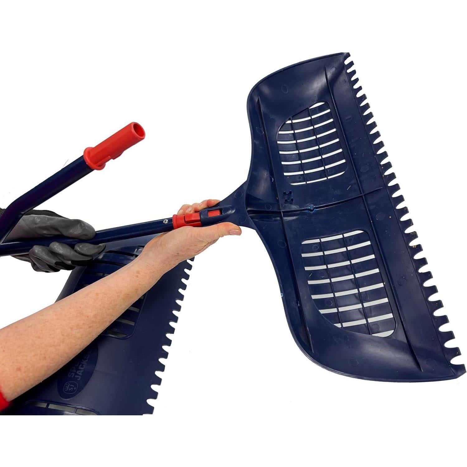 Spear & Jackson Plastic Leaf Grabber Lightweight, Blue & Red