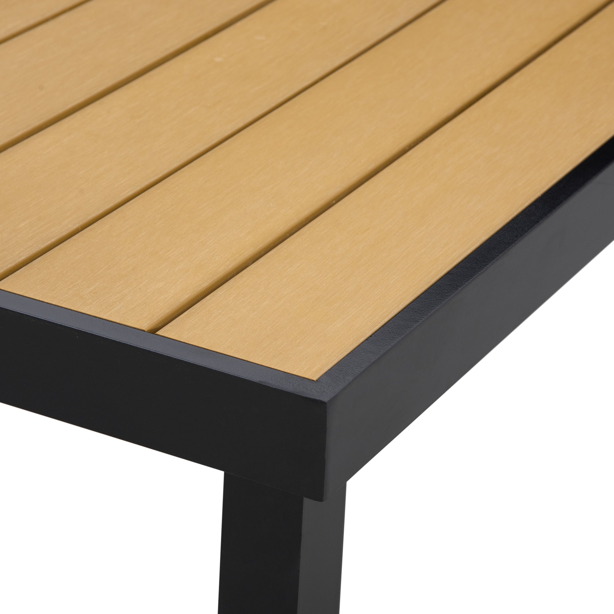 Garden Dining Table For 8, Aluminium Frame For Patio