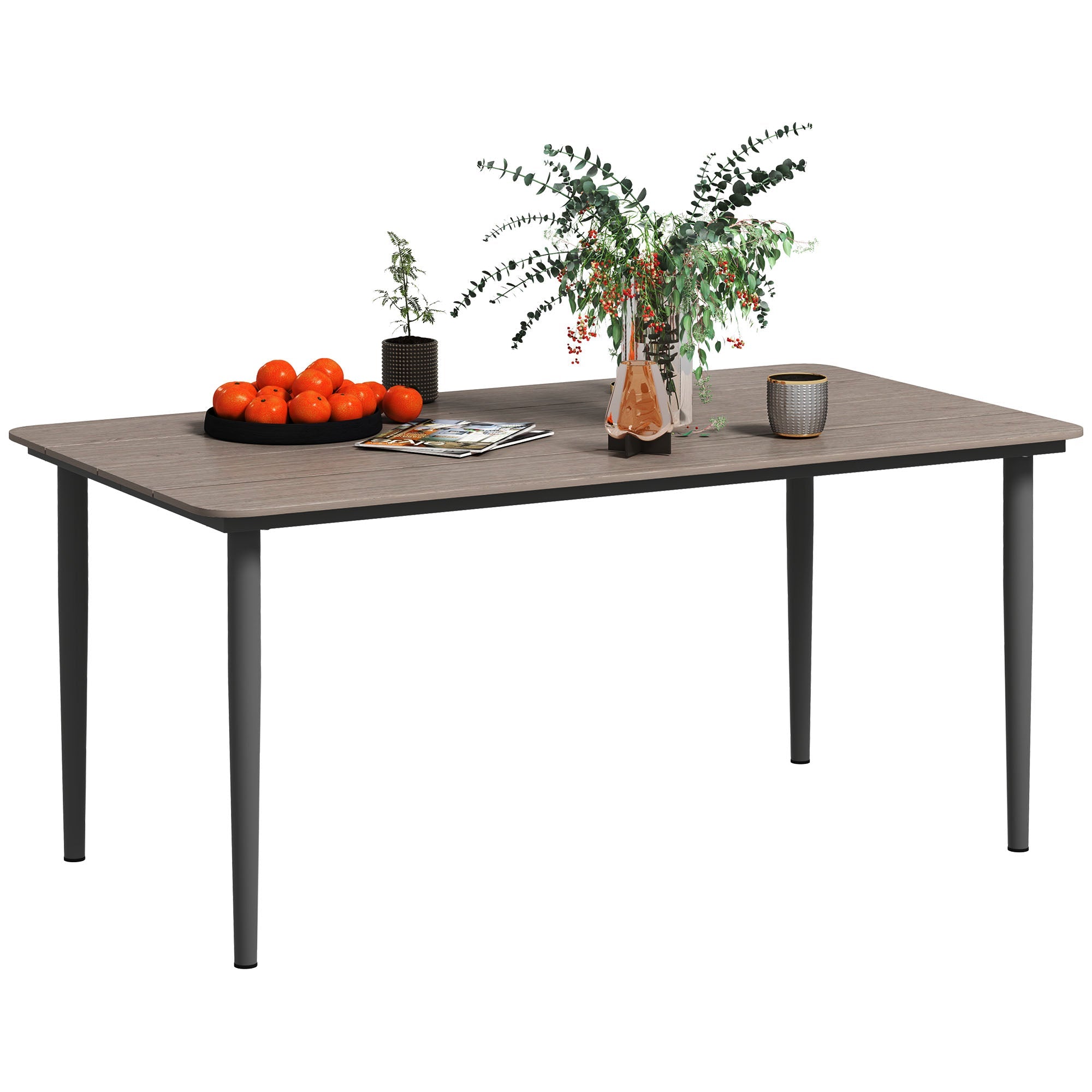 Garden Table With Rust Resistant Metal