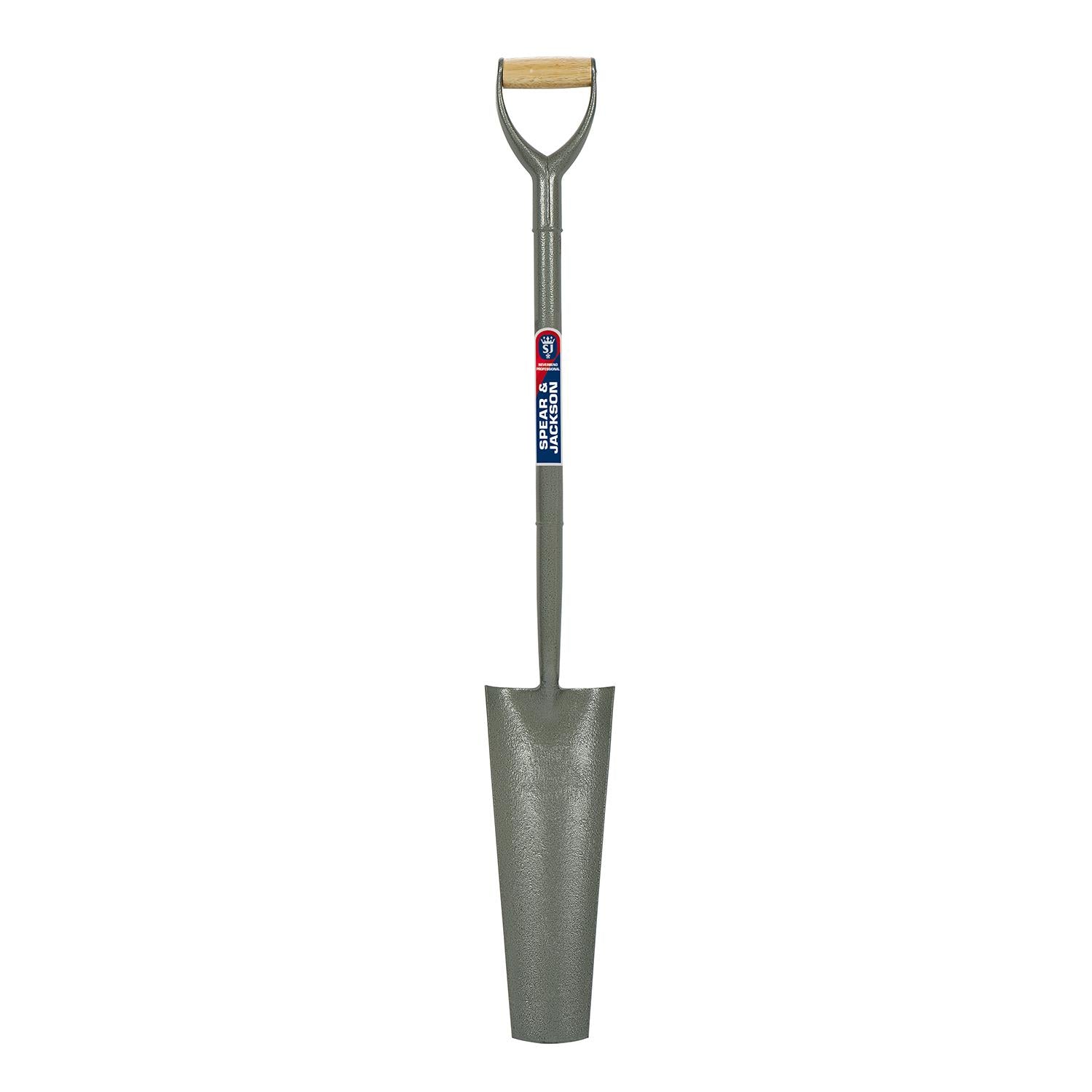 Spear & Jackson Draining Shovel 16", Tubular Steel Garden Tool