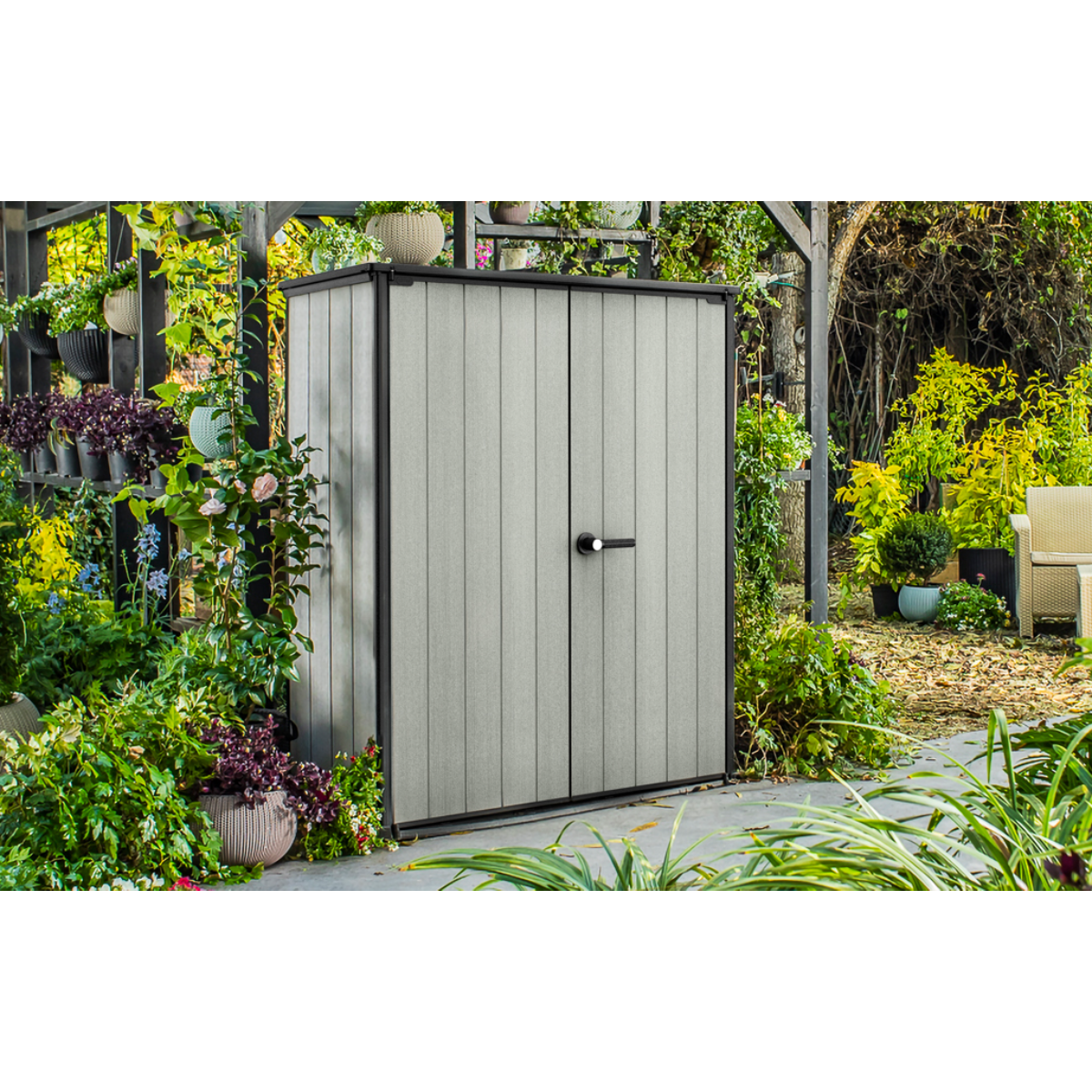 Keter Hi-Store Plus in Anthracite and Grey