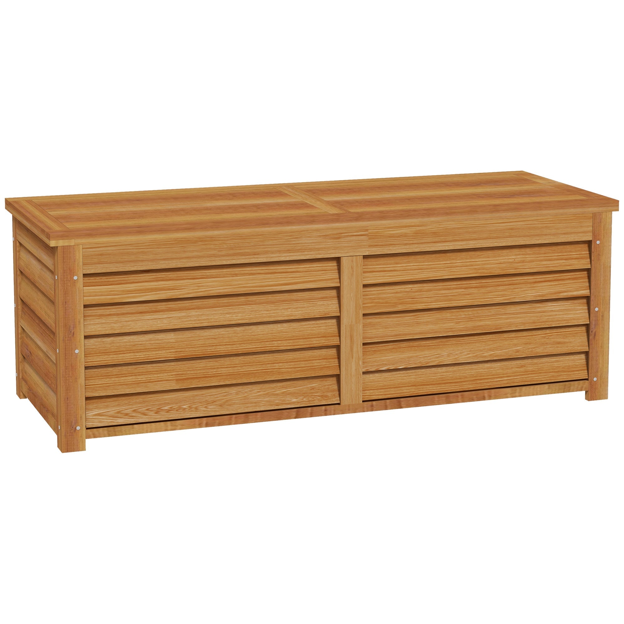 292l Outdoor Storage Box For Patio, Pool, Light Brown