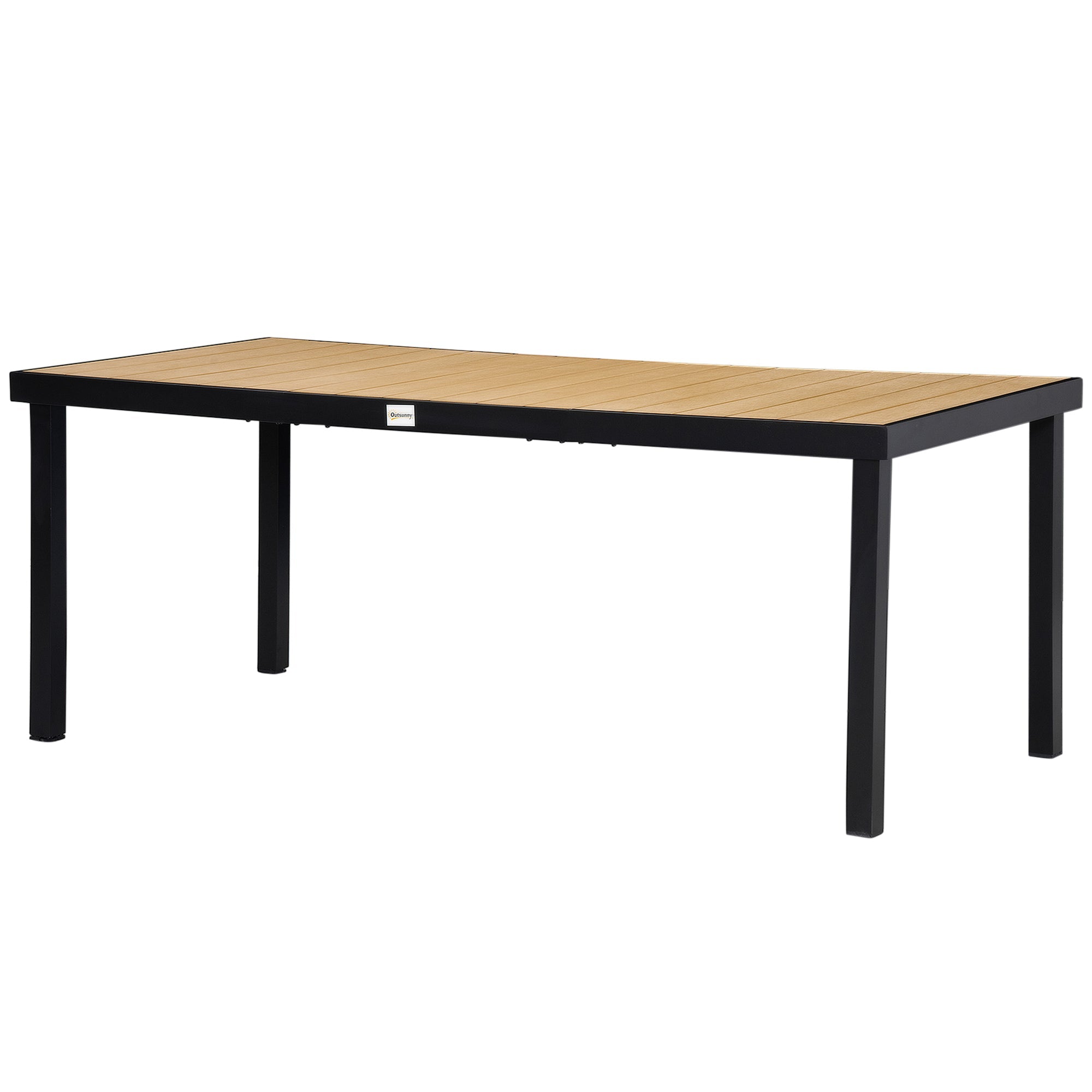 Garden Dining Table For 8, Aluminium Frame For Patio