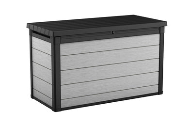 Keter Denali 757 Litre Duotech Garden Box in Anthracite & Grey